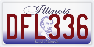 IL license plate DFL336