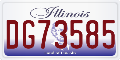 IL license plate DG73585