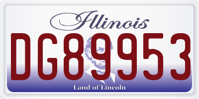 IL license plate DG89953