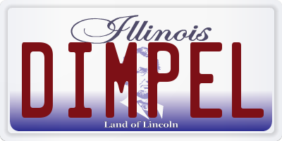 IL license plate DIMPEL