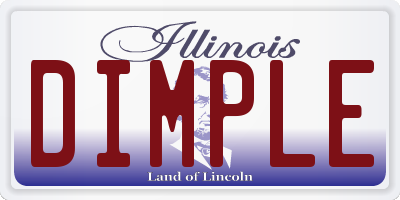 IL license plate DIMPLE