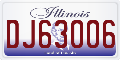 IL license plate DJ63006