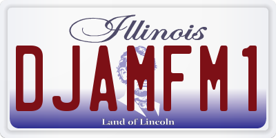 IL license plate DJAMFM1