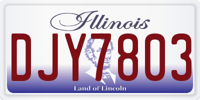 IL license plate DJY7803