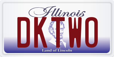 IL license plate DKTWO