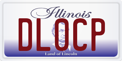 IL license plate DL0CP