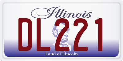 IL license plate DL221