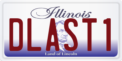 IL license plate DLAST1