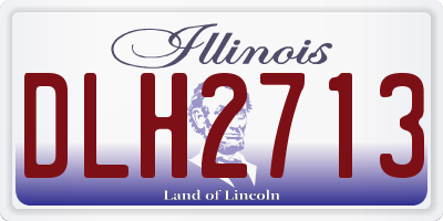 IL license plate DLH2713