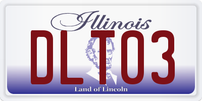 IL license plate DLT03