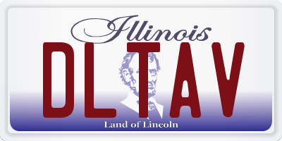 IL license plate DLTAV