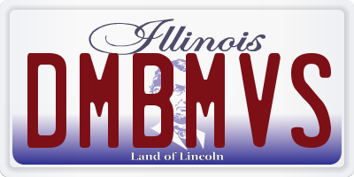 IL license plate DMBMVS