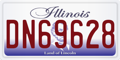 IL license plate DN69628