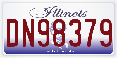 IL license plate DN98379