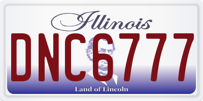 IL license plate DNC6777