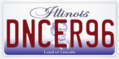 IL license plate DNCER96