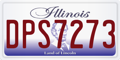 IL license plate DPS7273