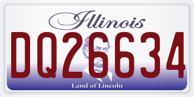 IL license plate DQ26634