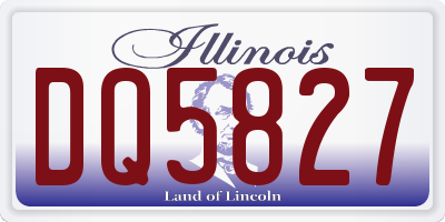 IL license plate DQ5827