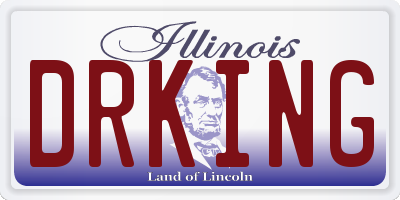 IL license plate DRKING