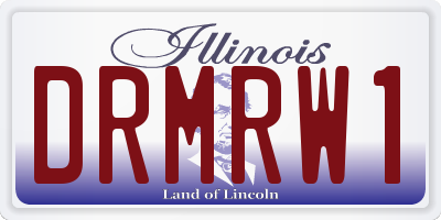 IL license plate DRMRW1