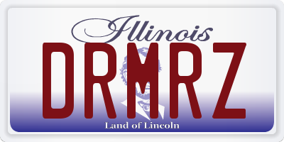 IL license plate DRMRZ