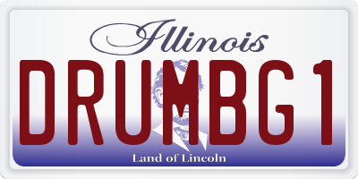 IL license plate DRUMBG1