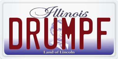 IL license plate DRUMPF