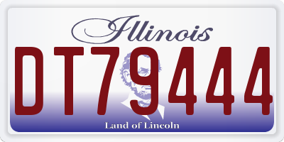 IL license plate DT79444