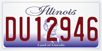 IL license plate DU12946