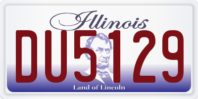 IL license plate DU5129