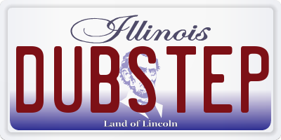 IL license plate DUBSTEP