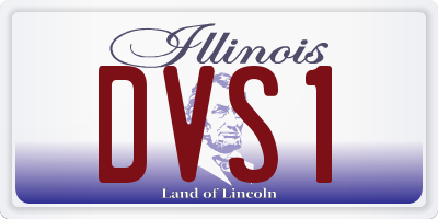 IL license plate DVS1