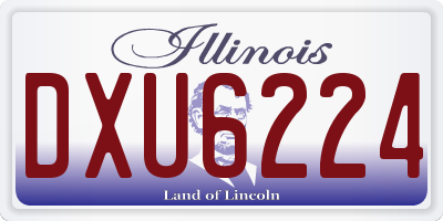 IL license plate DXU6224