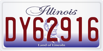 IL license plate DY62916