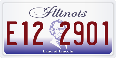IL license plate E122901