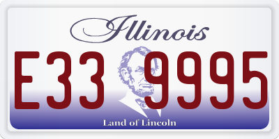 IL license plate E339995