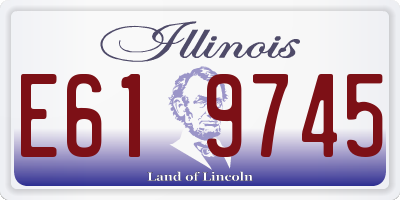 IL license plate E619745