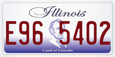 IL license plate E965402