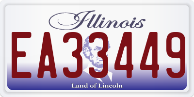 IL license plate EA33449