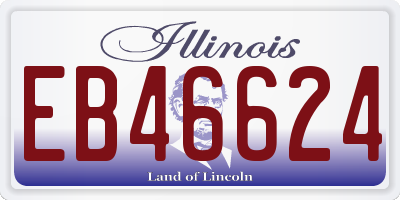 IL license plate EB46624