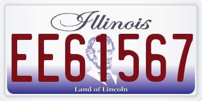 IL license plate EE61567