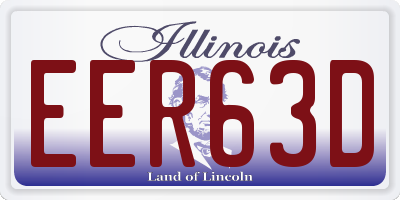 IL license plate EER63D