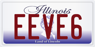 IL license plate EEVE6