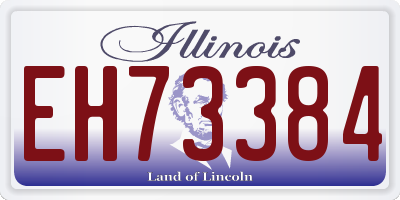 IL license plate EH73384