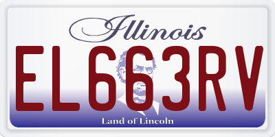 IL license plate EL663RV