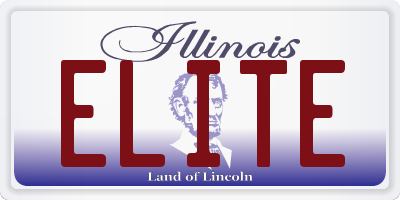 IL license plate ELITE