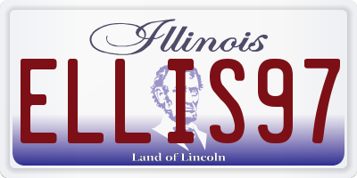 IL license plate ELLIS97