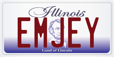 IL license plate EMJEY