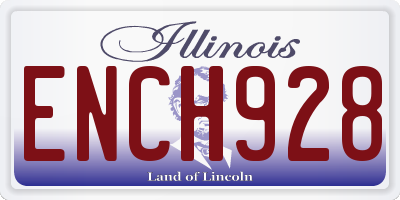 IL license plate ENCH928